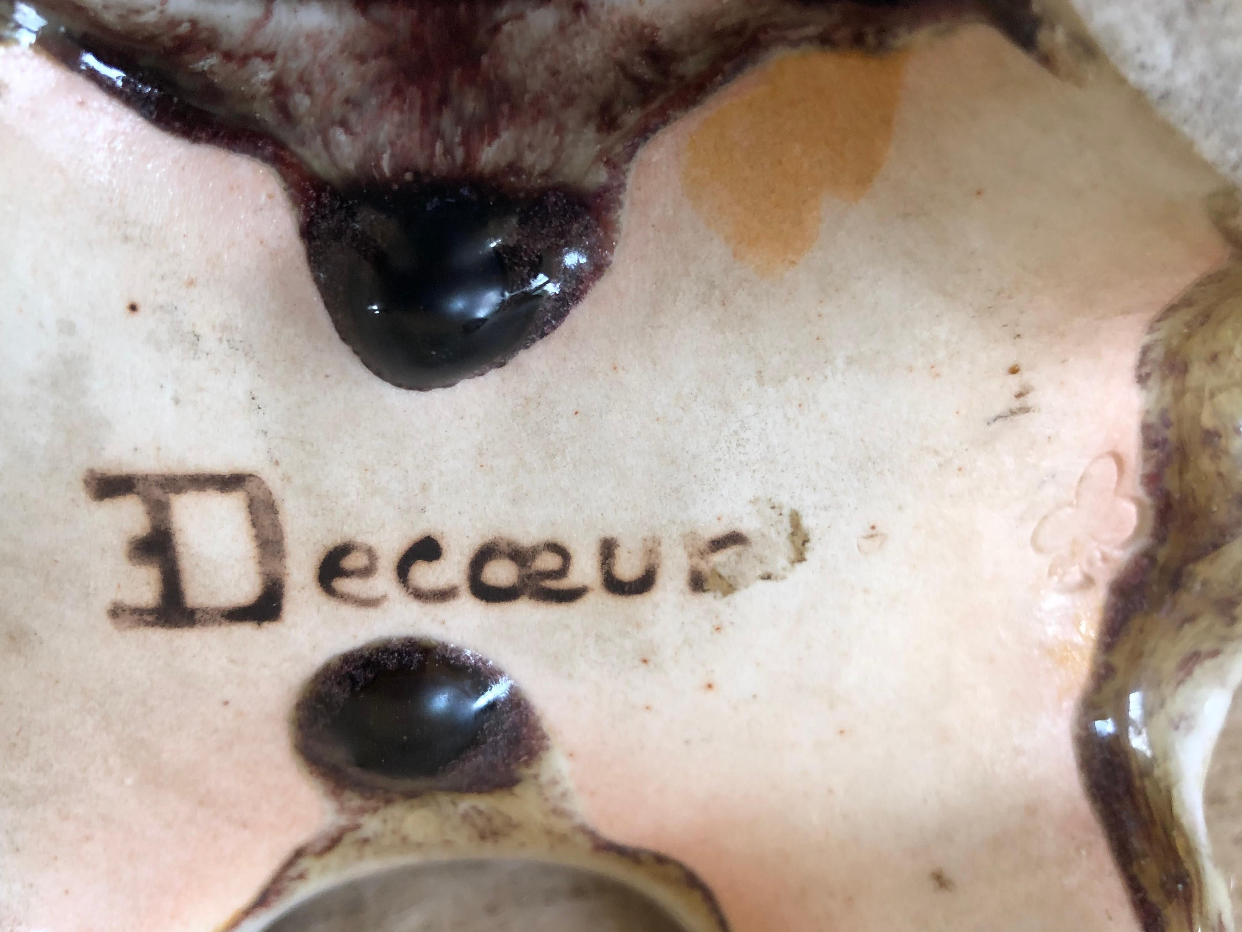 Smaltato Vaso francese del periodo Art Déco di Emile Decoeur in vendita