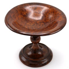 French Art Deco Period Walnut Tazza France 1930