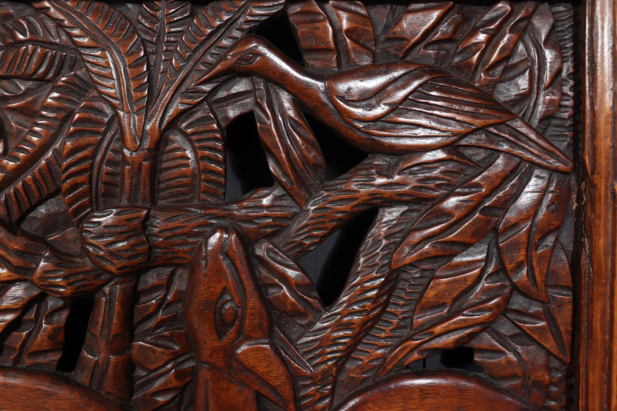 French Art Deco Pierced Carving wall Panel For Sale 9