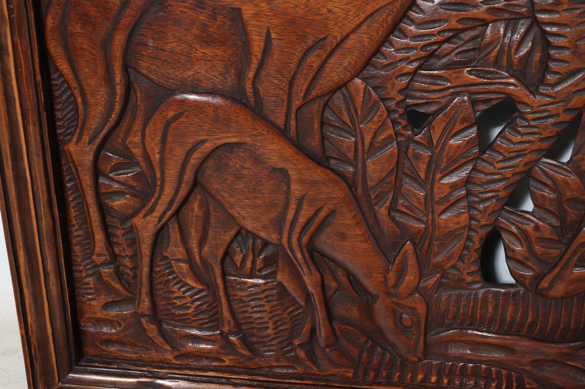French Art Deco Pierced Carving wall Panel For Sale 2
