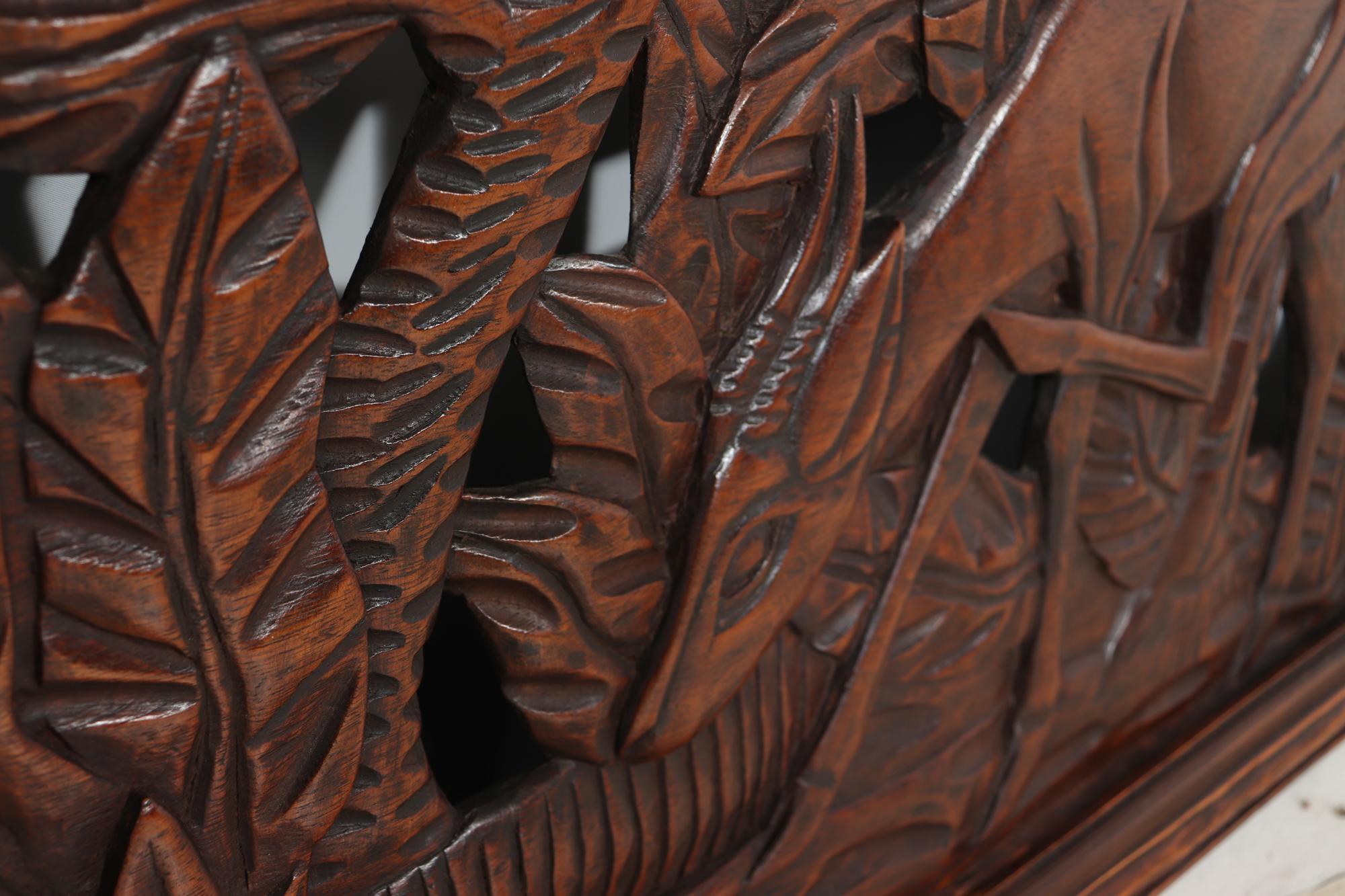 French Art Deco Pierced Carving wall Panel For Sale 3