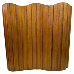French Art Deco Pine Screen attributed to Baumann Fils et Cie, Melun-Paris