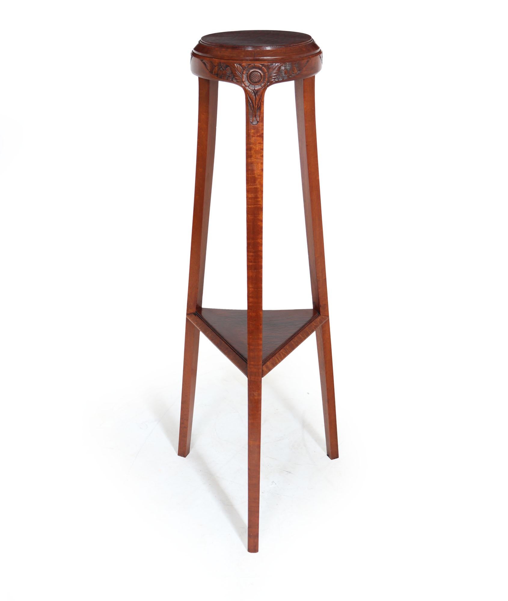 Early 20th Century French Art Deco Plant Stand by Paul Follot, c1925 For Sale