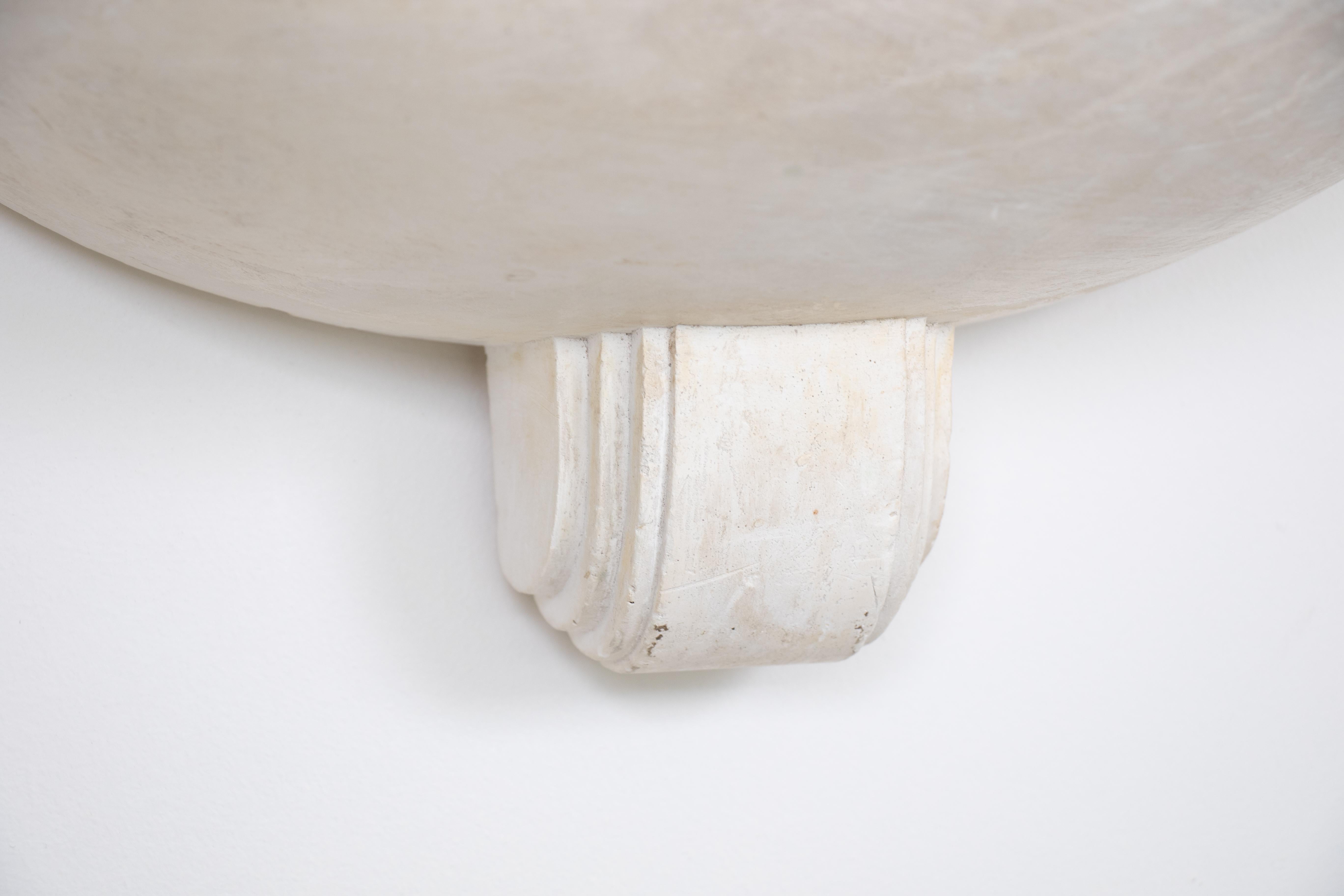 20th Century French Art Deco Plaster Sconce
