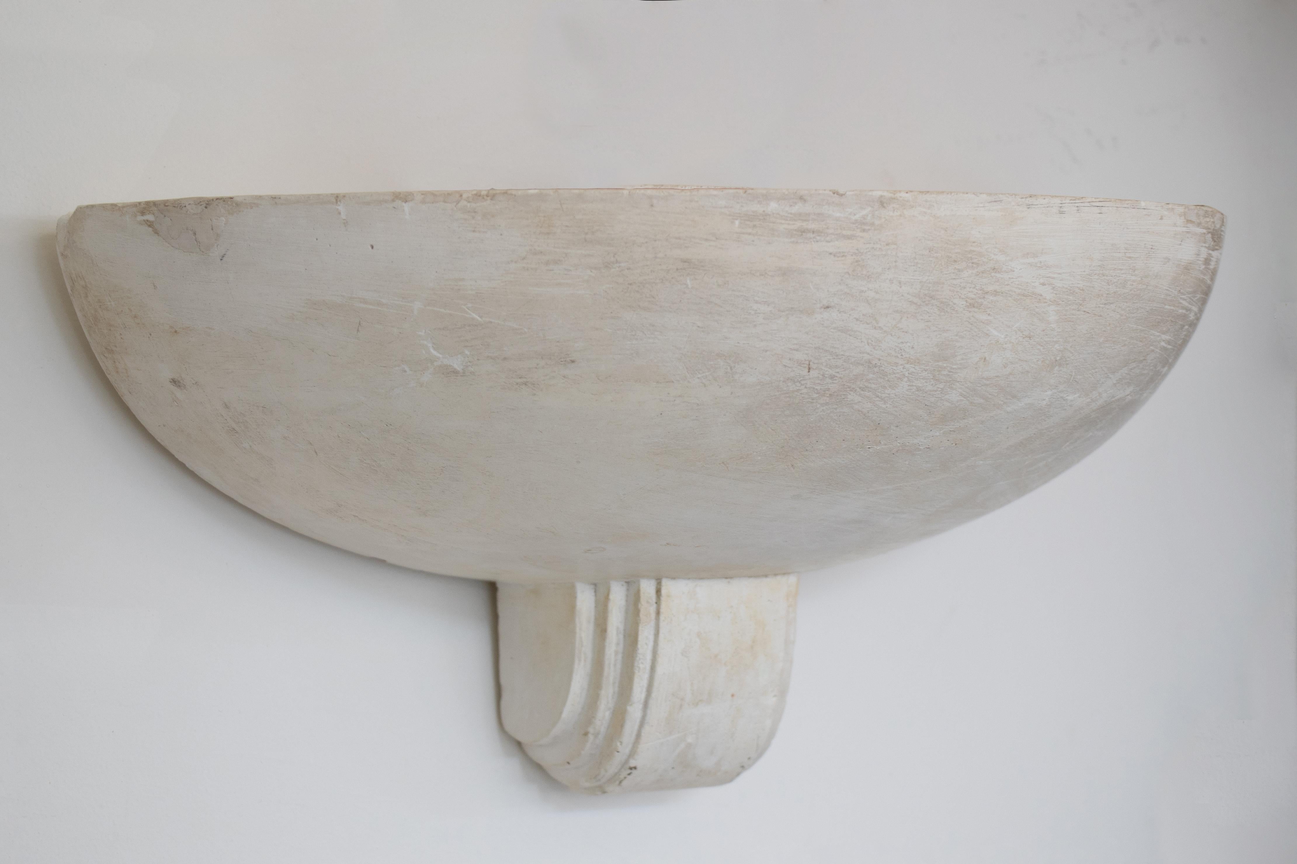 French Art Deco Plaster Sconce 5