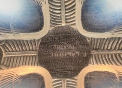 French Art Deco Plate Opaline Glass with Scallops by René Lalique, 1920s