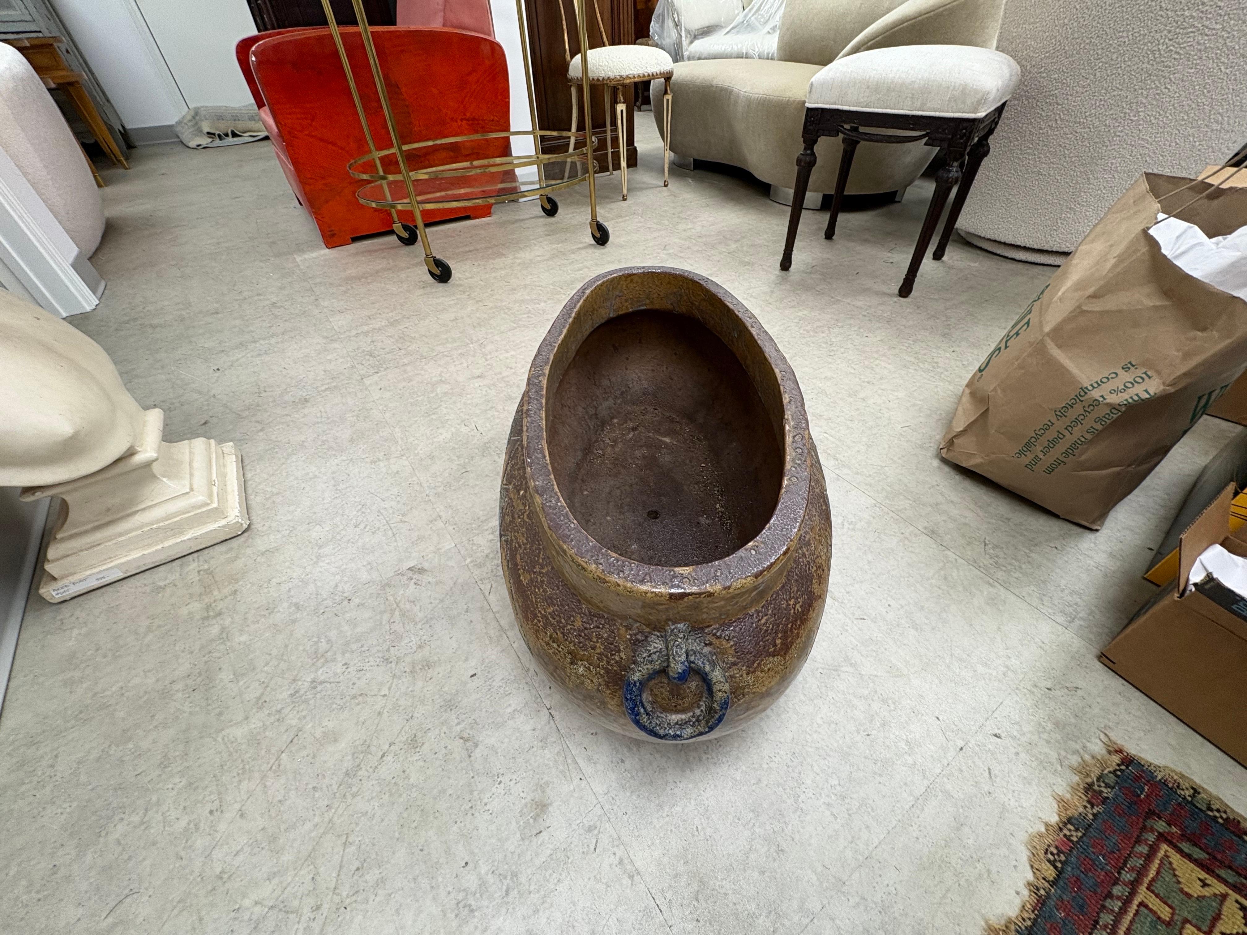French Art Deco Pottery Jardiniere For Sale 1