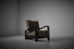French Art Deco reclining Lounge chair, 1930s