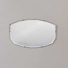 French Art Deco Rectangular Beveled Mirror
