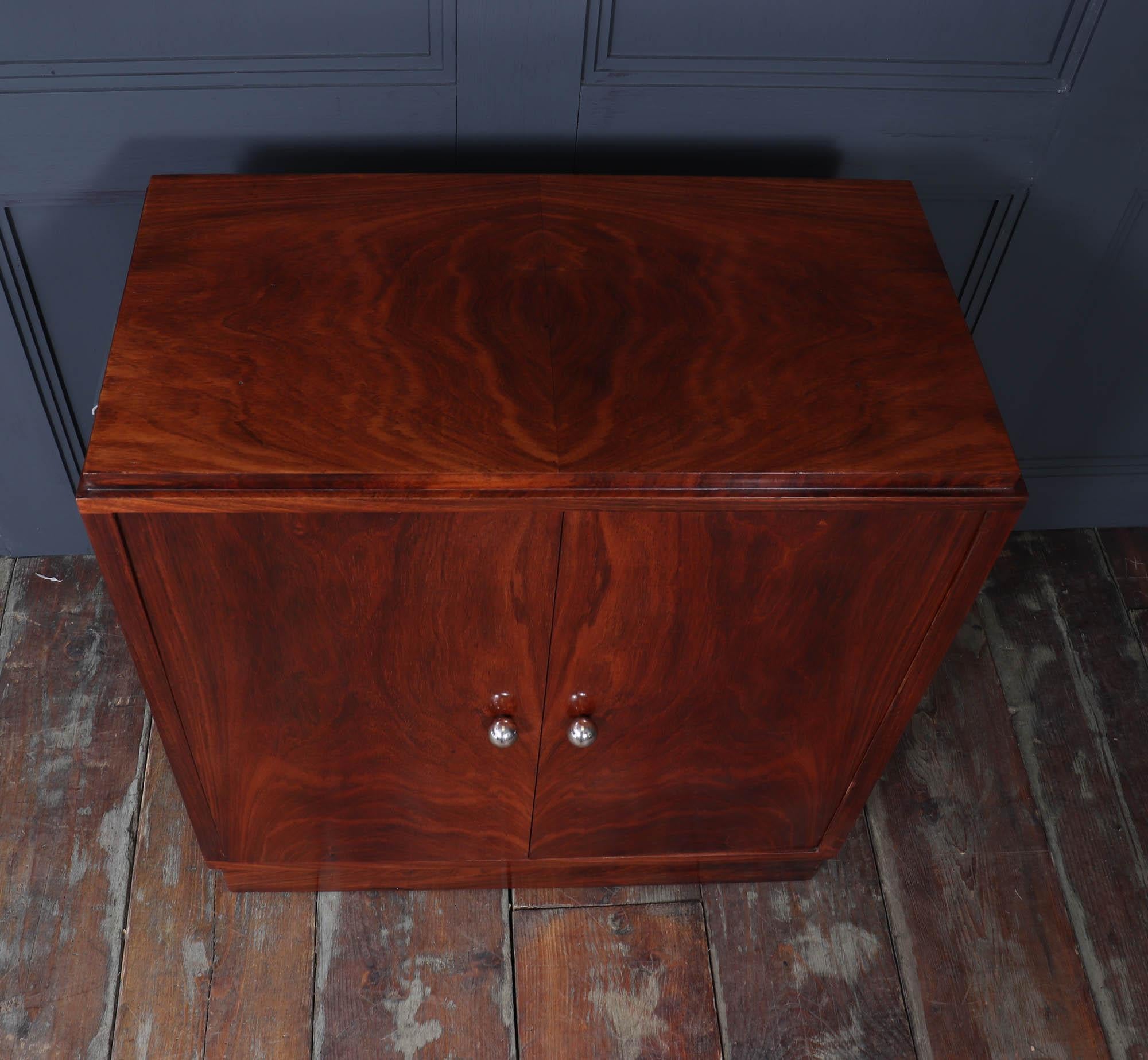 French Art Deco Revolving Cocktail Cabinet 1