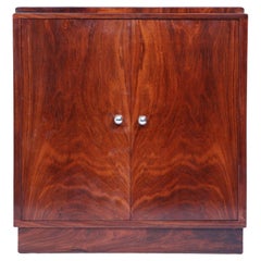 French Art Deco Revolving Cocktail Cabinet