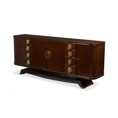 French Art Deco "Rodia" Ebene De Macassar Buffet Sideboard