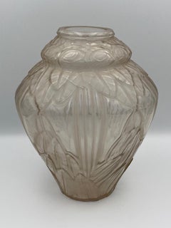 Französische Art-déco-Rosenvase von André Hunebelle
