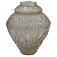 Antique French Art Deco Rose Vase by André Hunebelle