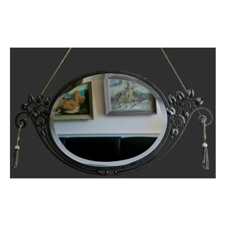 rod iron mirror