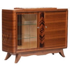 French Art Deco Rosewood and Macassar Ebony Sideboard