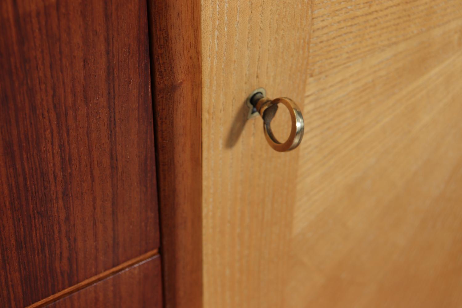 Credenza francese Art Deco in legno di palissandro e Oak in vendita 2