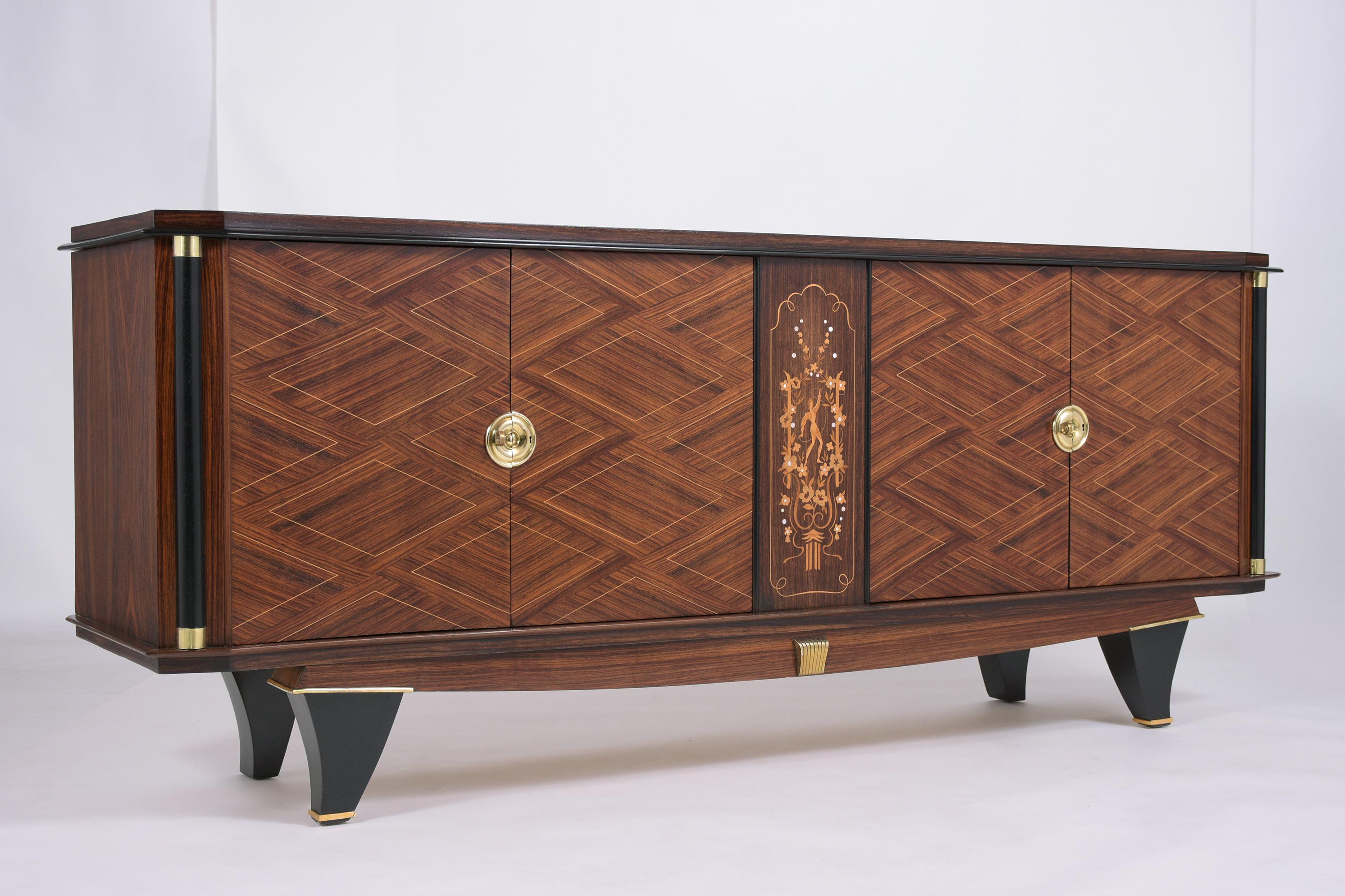 French Art Deco Rosewood Buffet 5