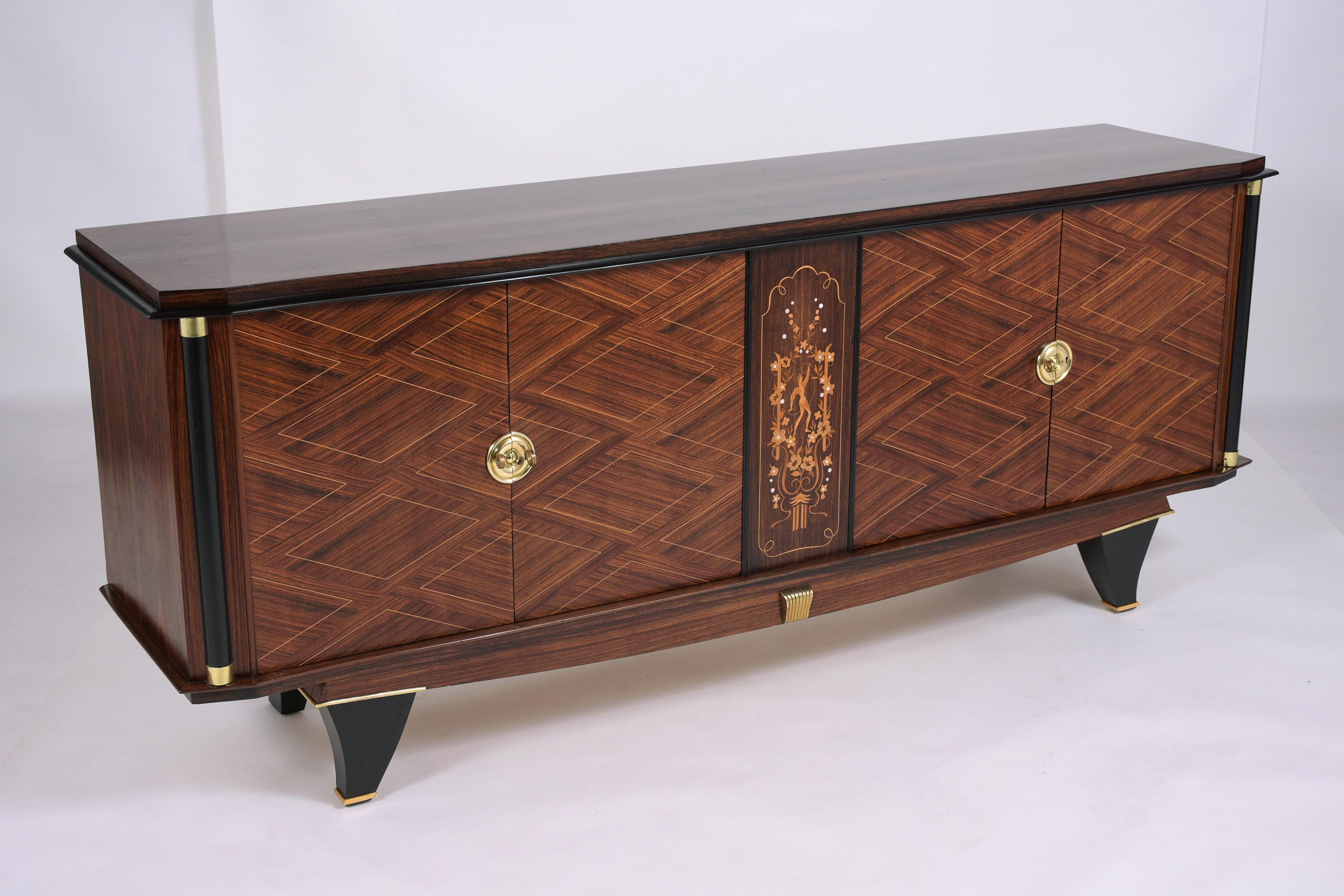 French Art Deco Rosewood Buffet 7