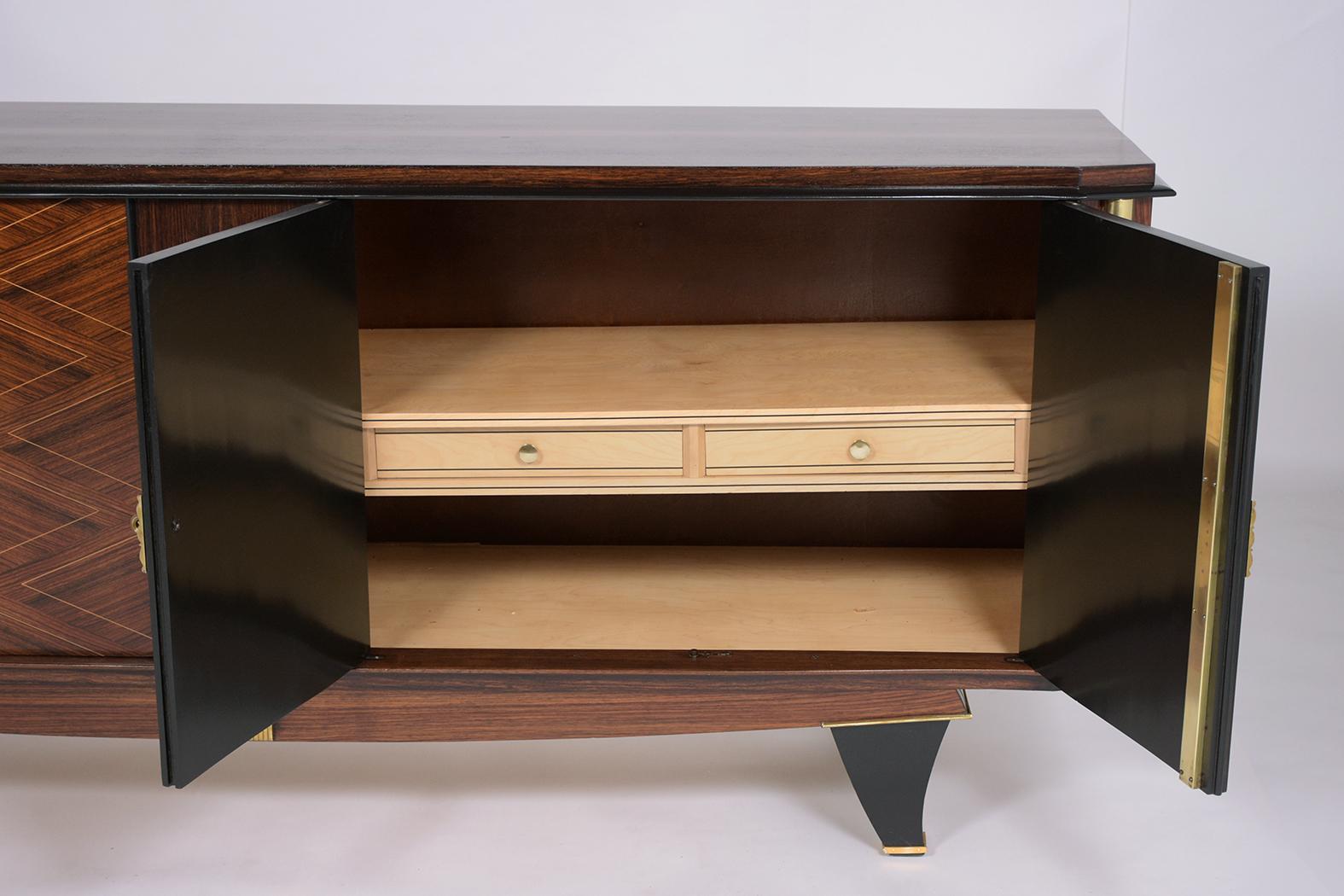 French Art Deco Rosewood Buffet 2