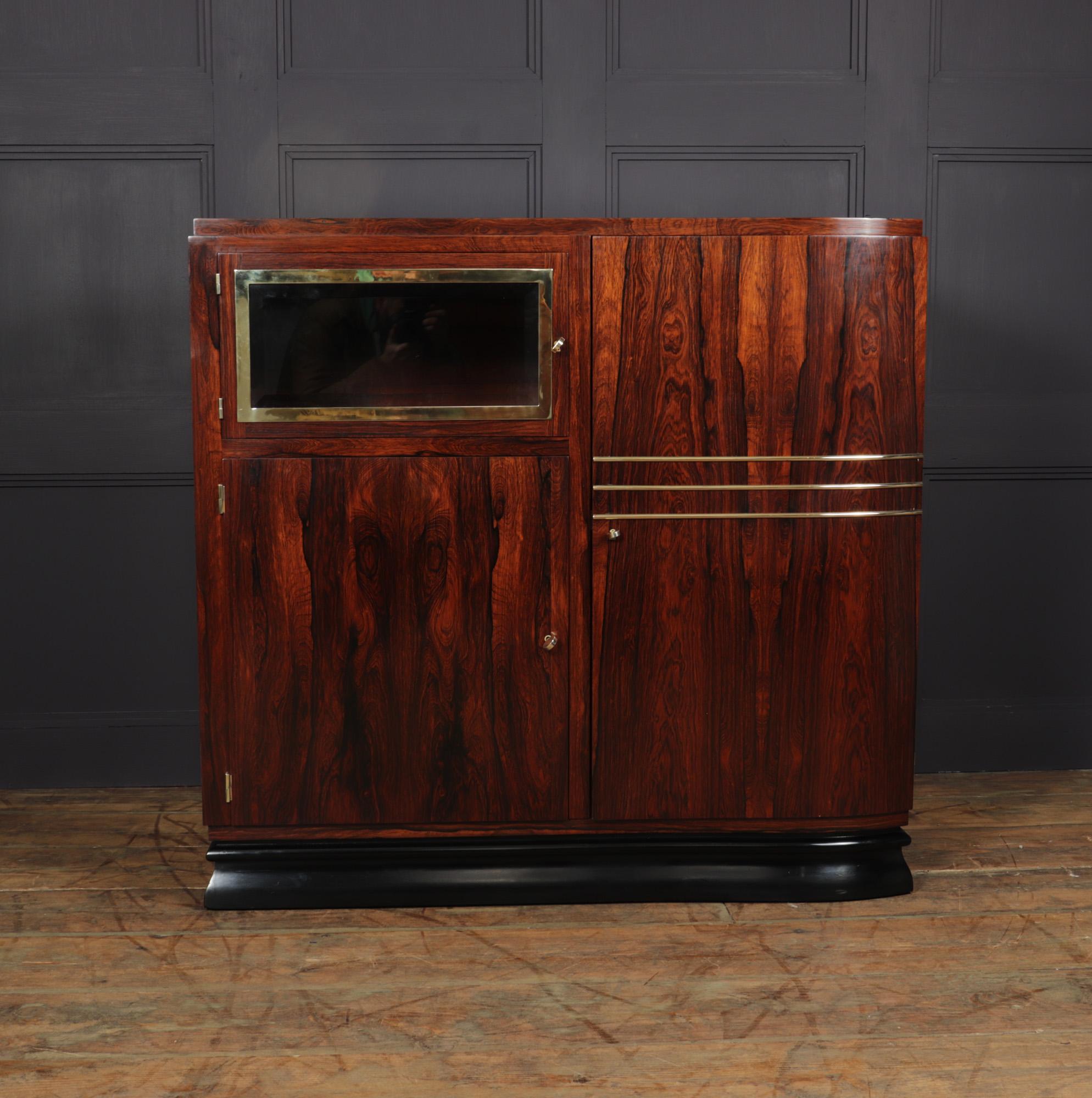 French Art Deco Rosewood Cabinet, c1925 In Excellent Condition In Paddock Wood Tonbridge, GB