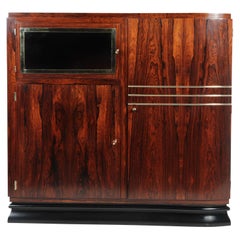 French Art Deco Rosewood Cabinet, c1925