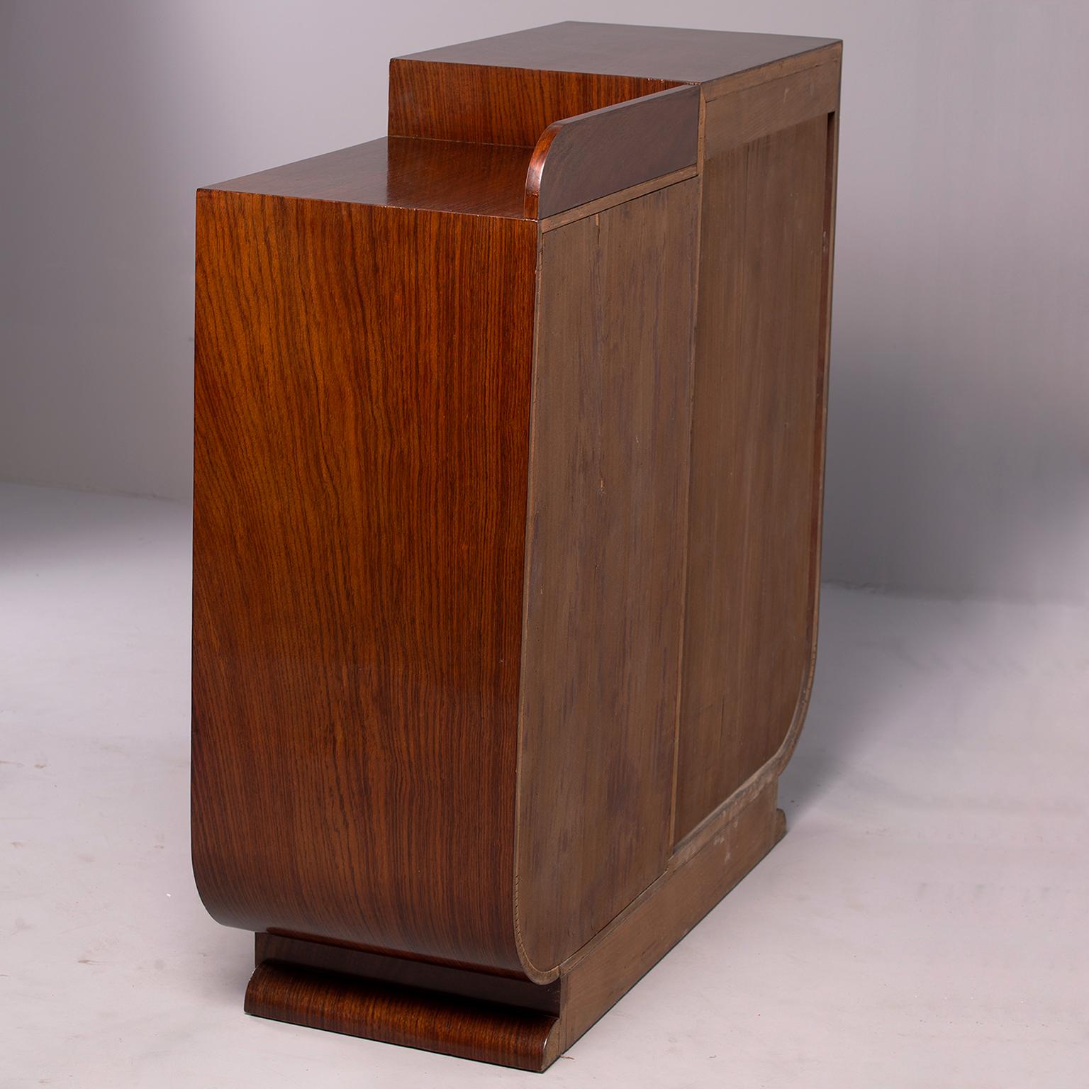 20th Century French Art Deco Rosewood Cabinet