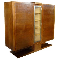 French Art Deco Rosewood Cabinet or Armoire