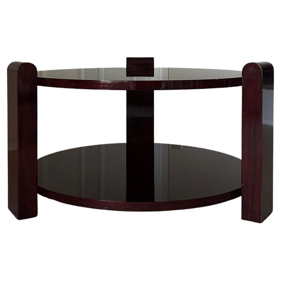 Französischer Art Déco Couchtisch aus Palisander um 1930