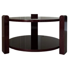 Französischer Art Déco Couchtisch aus Palisander um 1930