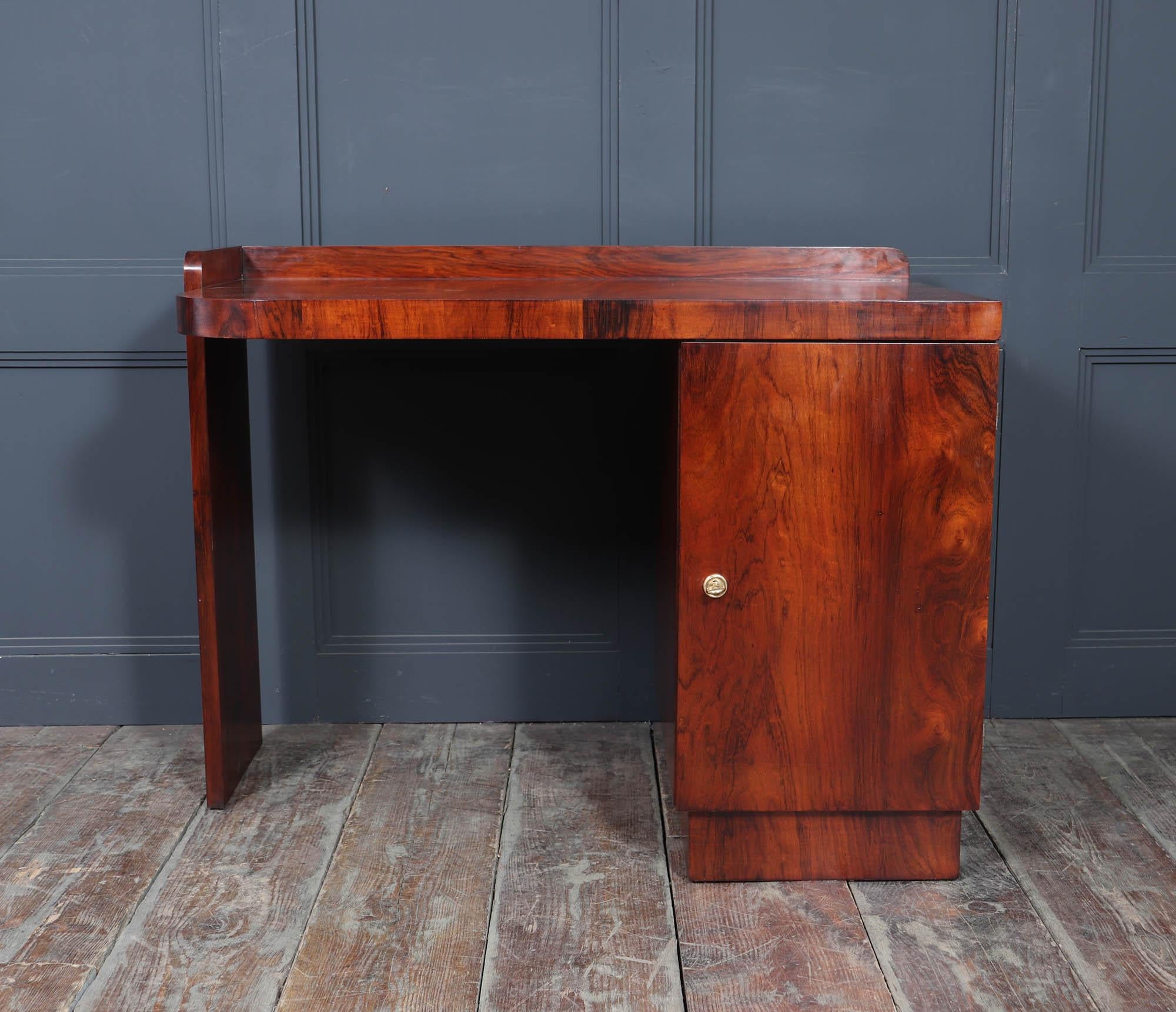 Bois de rose Bureau Art Déco en bois de rose