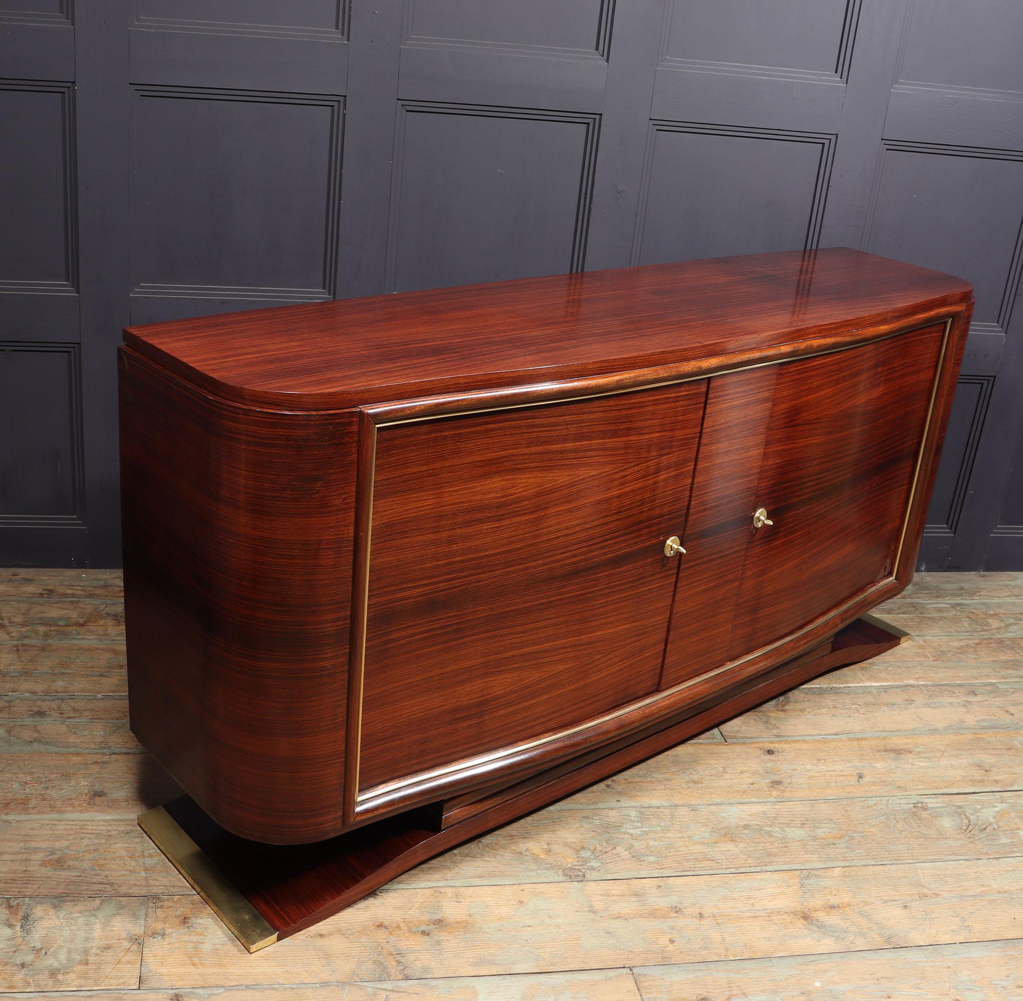 Buffet Art Déco français en bois de rose par Marcel Cerf 3