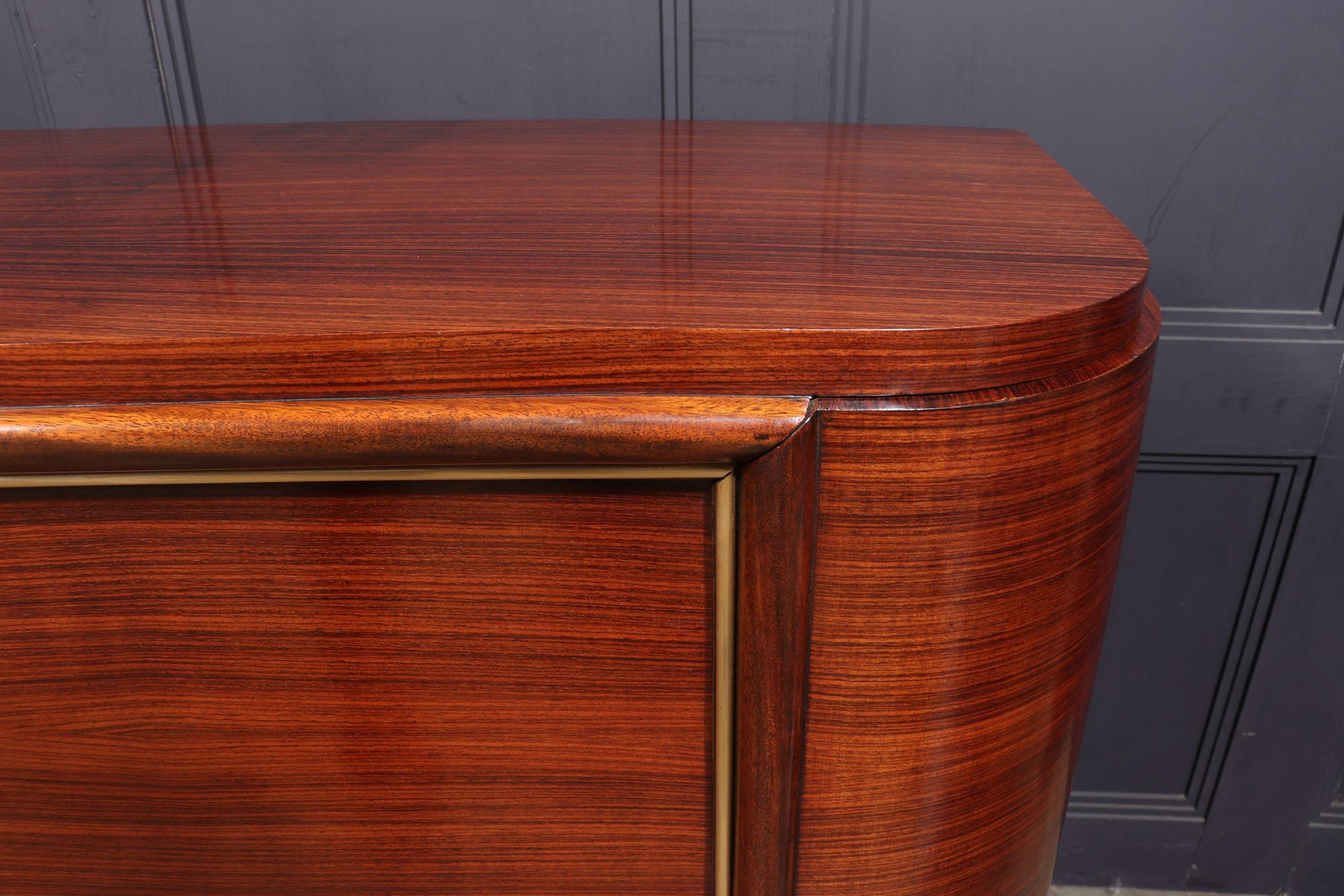 French Art Deco Rosewood Sideboard by Marcel Cerf 2