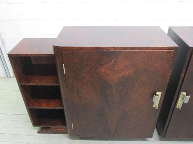 French Art Deco Rosewood Sideboard In Good Condition For Sale In New York, NY