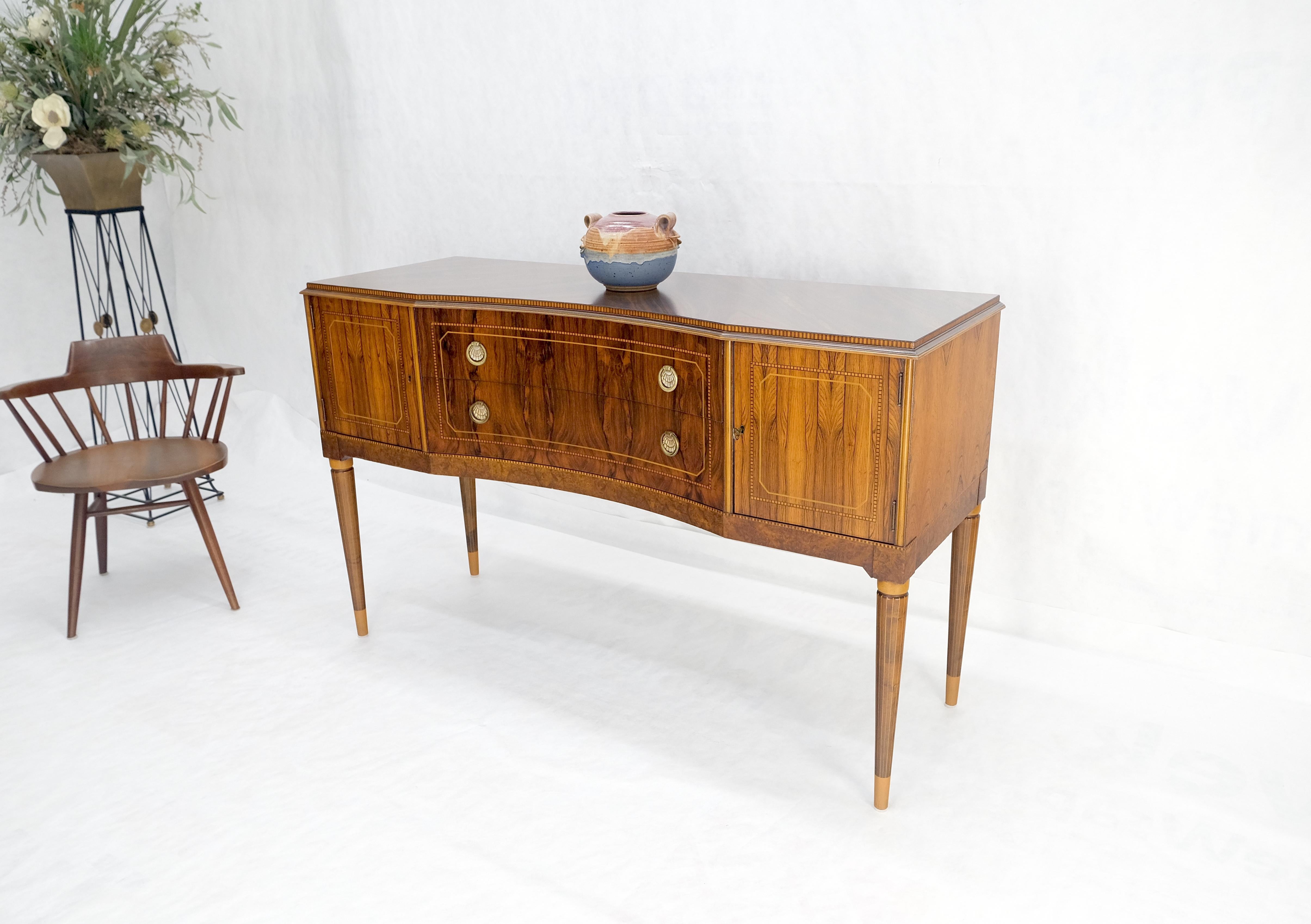 Credenza in legno di palissandro Art Deco francese, credenza server buffet, credenza MINT in vendita 4