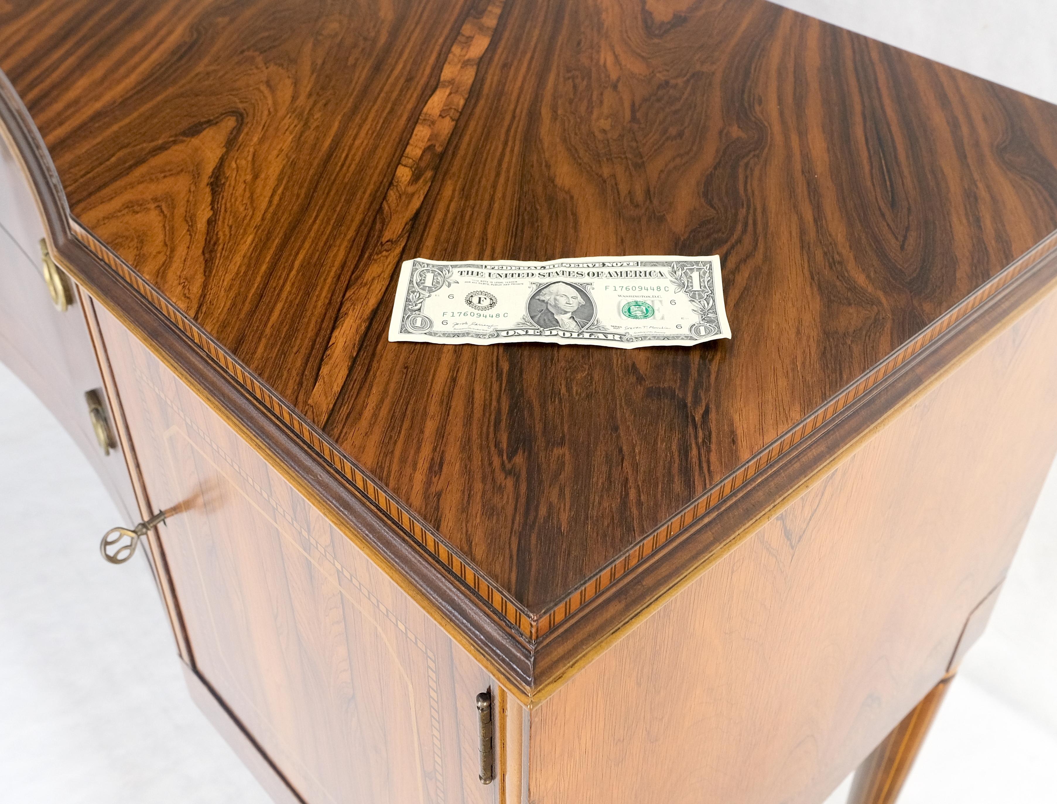 Credenza in legno di palissandro Art Deco francese, credenza server buffet, credenza MINT in vendita 7