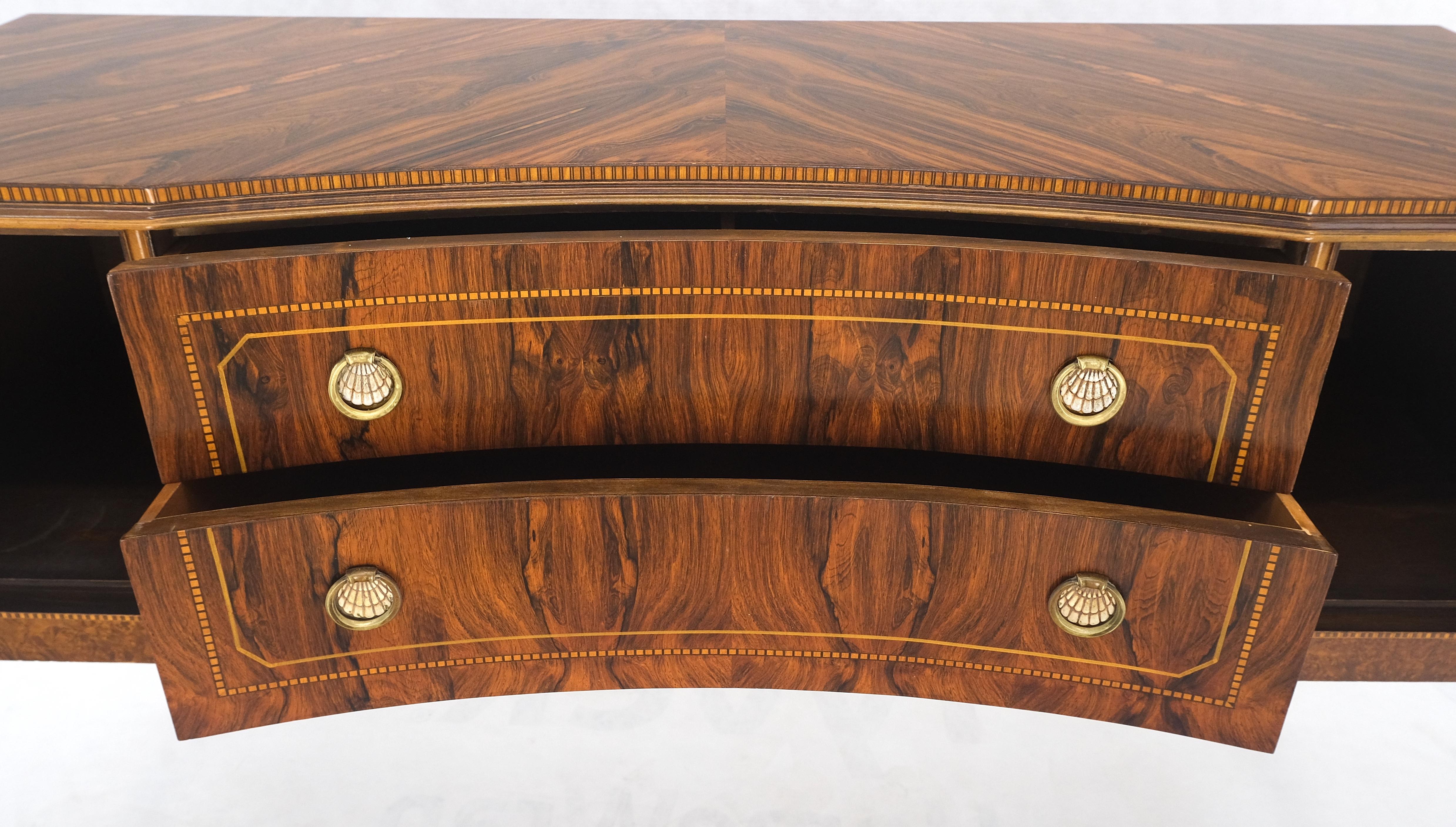 XX secolo Credenza in legno di palissandro Art Deco francese, credenza server buffet, credenza MINT in vendita