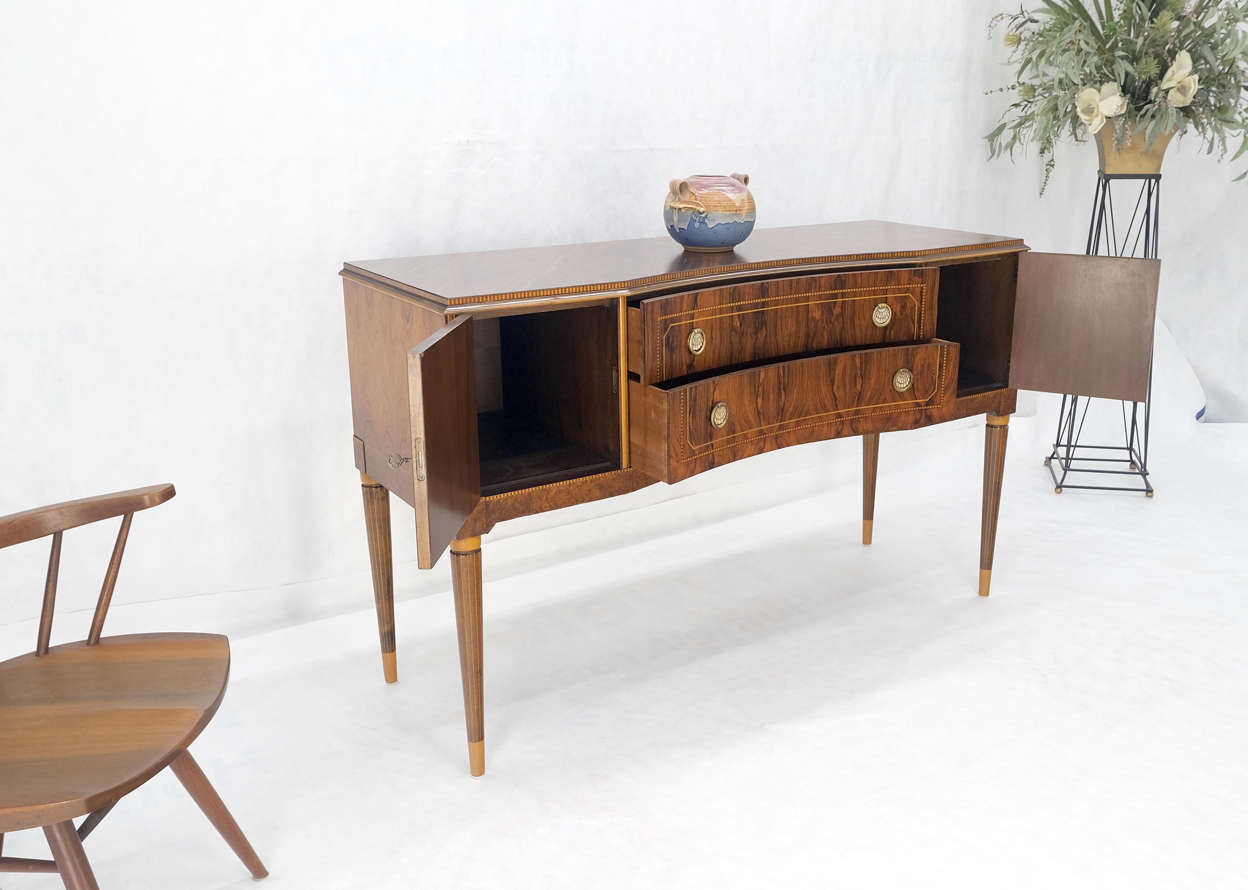 Credenza in legno di palissandro Art Deco francese, credenza server buffet, credenza MINT in vendita 1