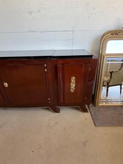 French Art Deco Rosewood Sideboard Sign By Jules Leleu 1930s