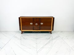 French Art Deco Rosewood Sideboard With Bar, 1940's