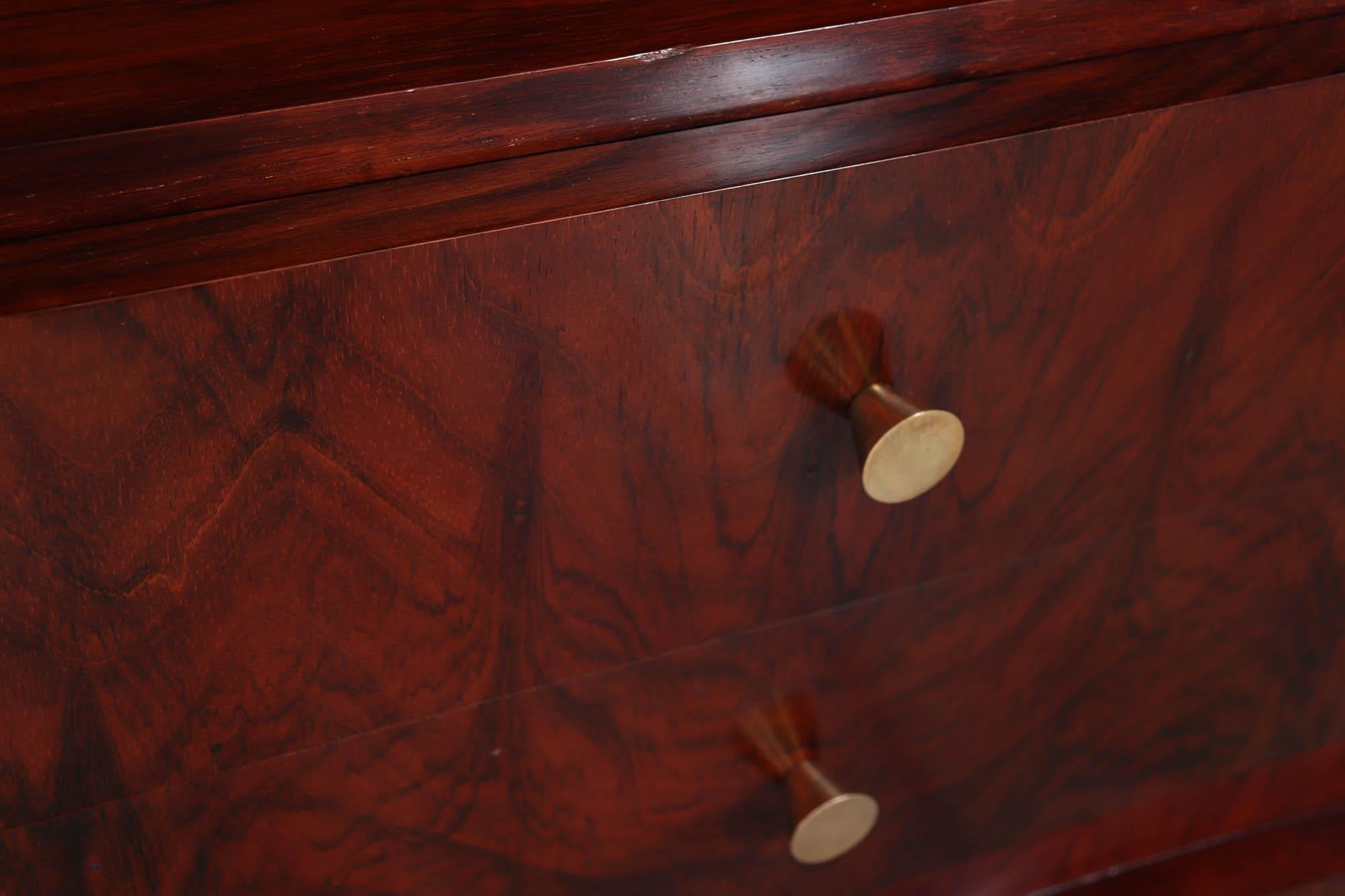 Milieu du XXe siècle French Art Deco Rosewood & Sycamore Secrétaire Desk, c.1930 en vente