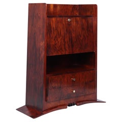 French Art Deco Rosewood & Sycamore Secrétaire Desk, c.1930