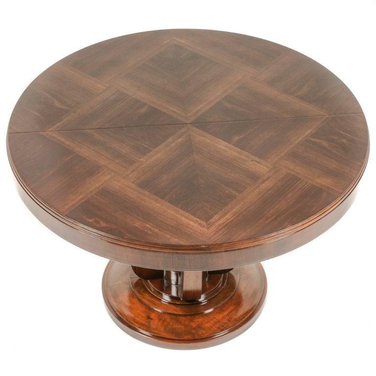 French Art Deco Rosewood Table 1