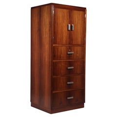 French Art Deco Rosewood Tallboy