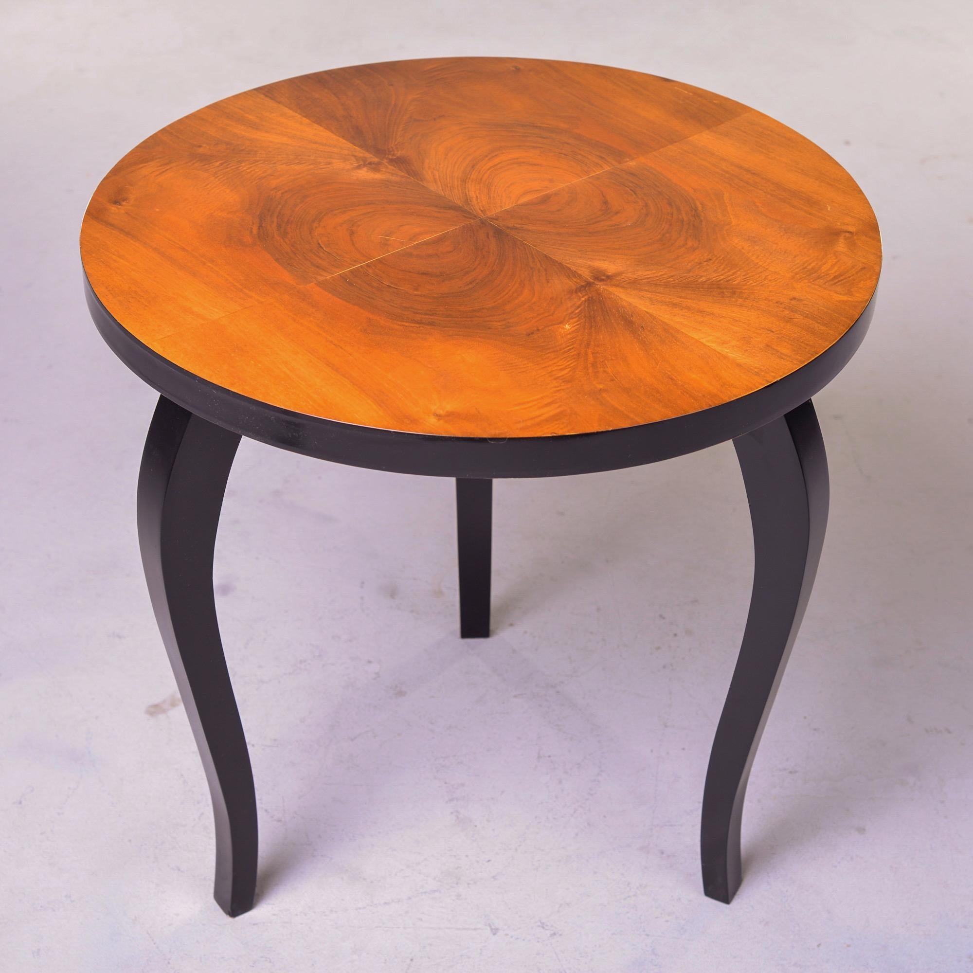 round french side table