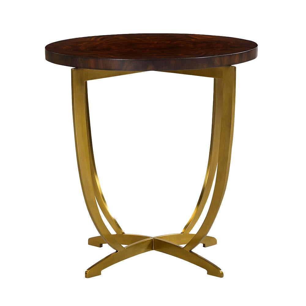 Vietnamien Table d'appoint ronde Art déco française en vente