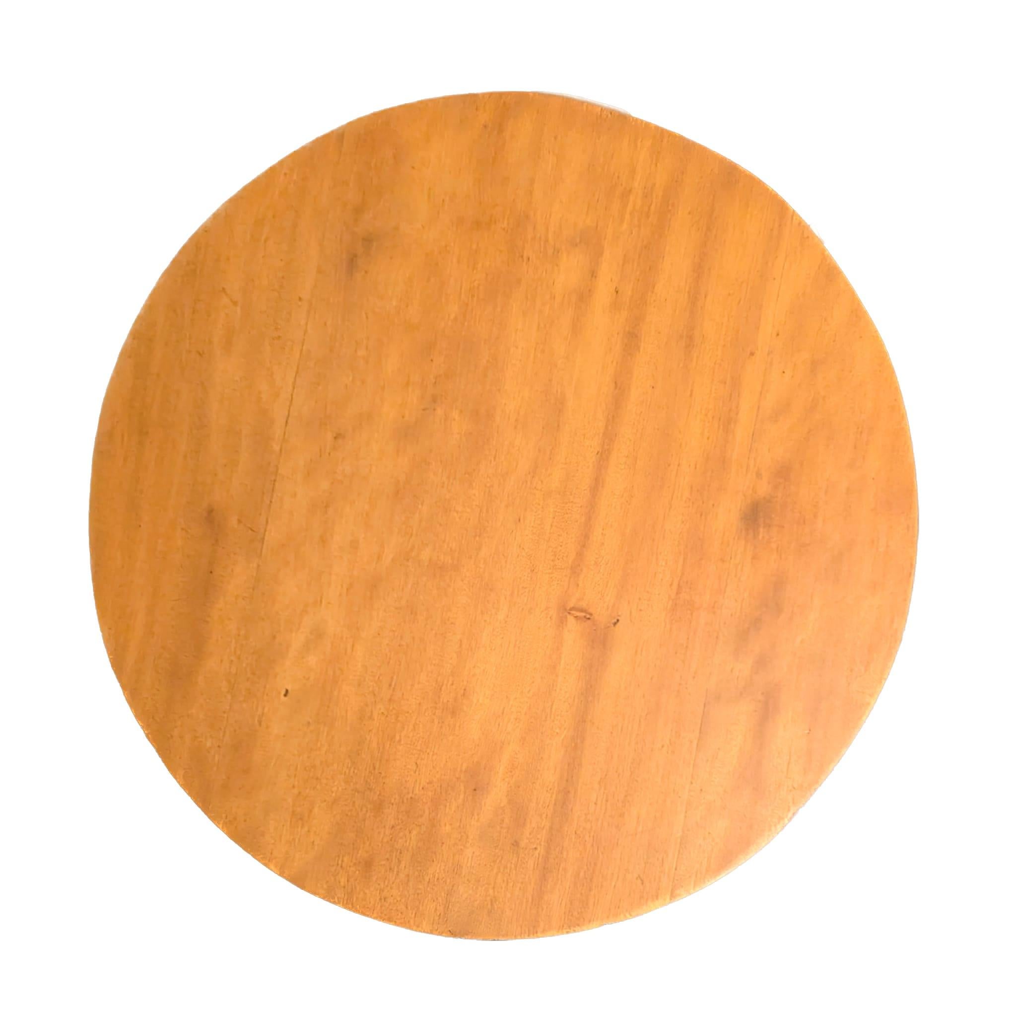Table d'appoint ronde Art déco française en vente 1