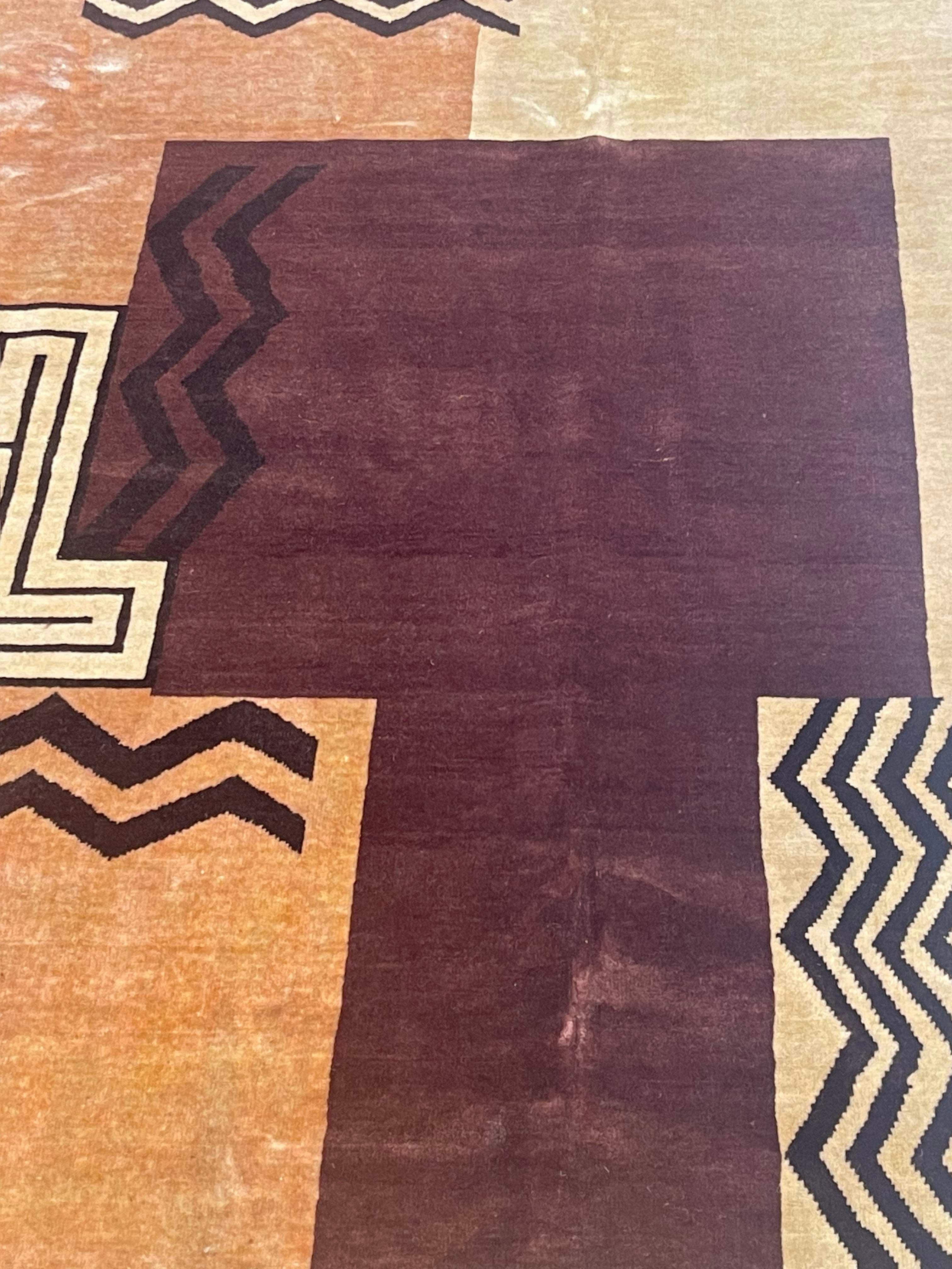 Tappeto Art Deco Francese 7'2