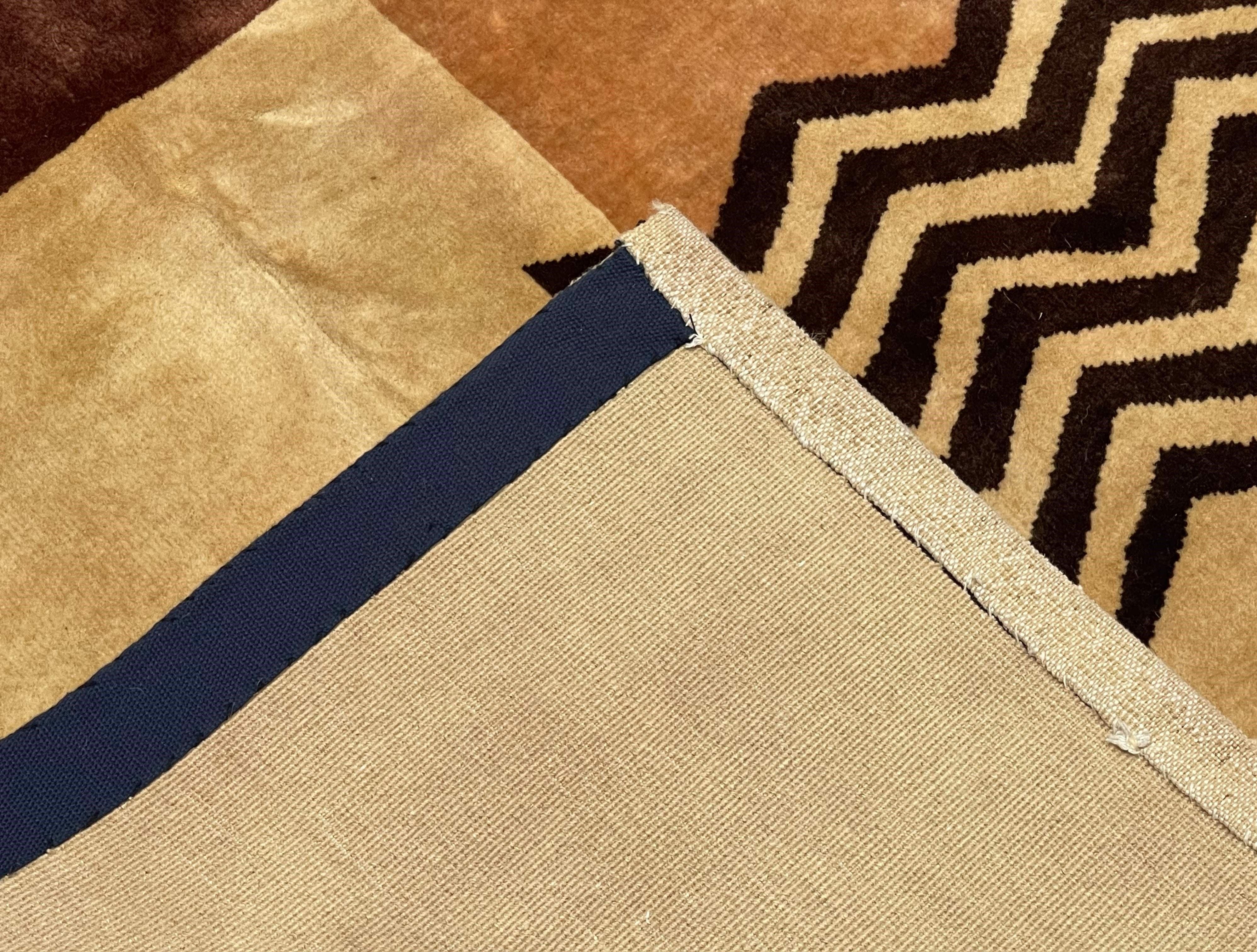 Tappeto Art Deco Francese 7'2