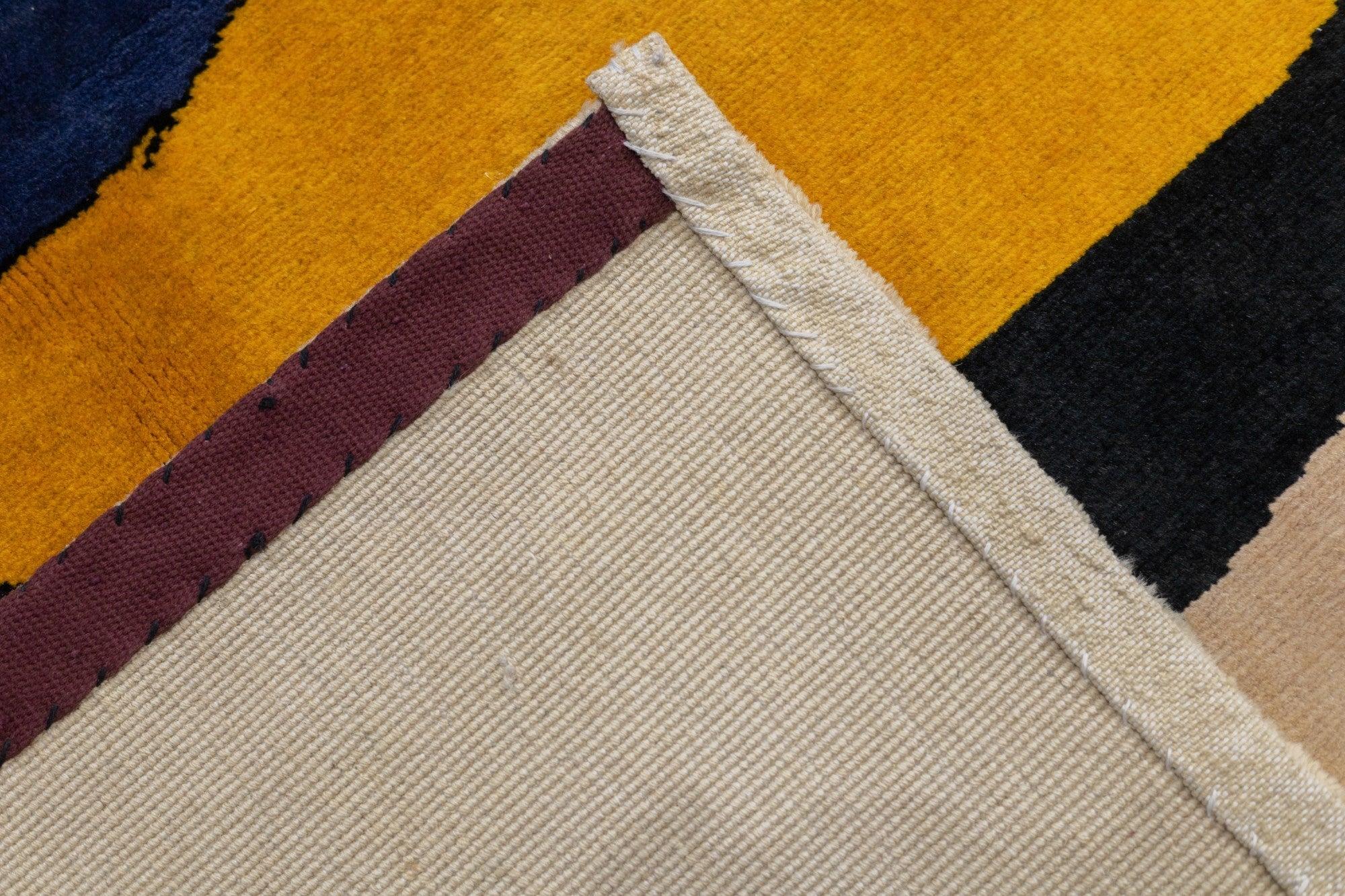 French Art Deco Rug 8'4'' x 9'11'' For Sale 7